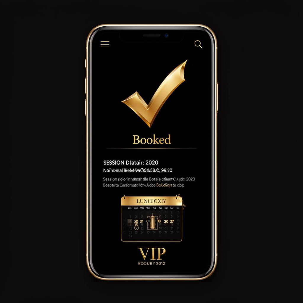 Booking confirmation